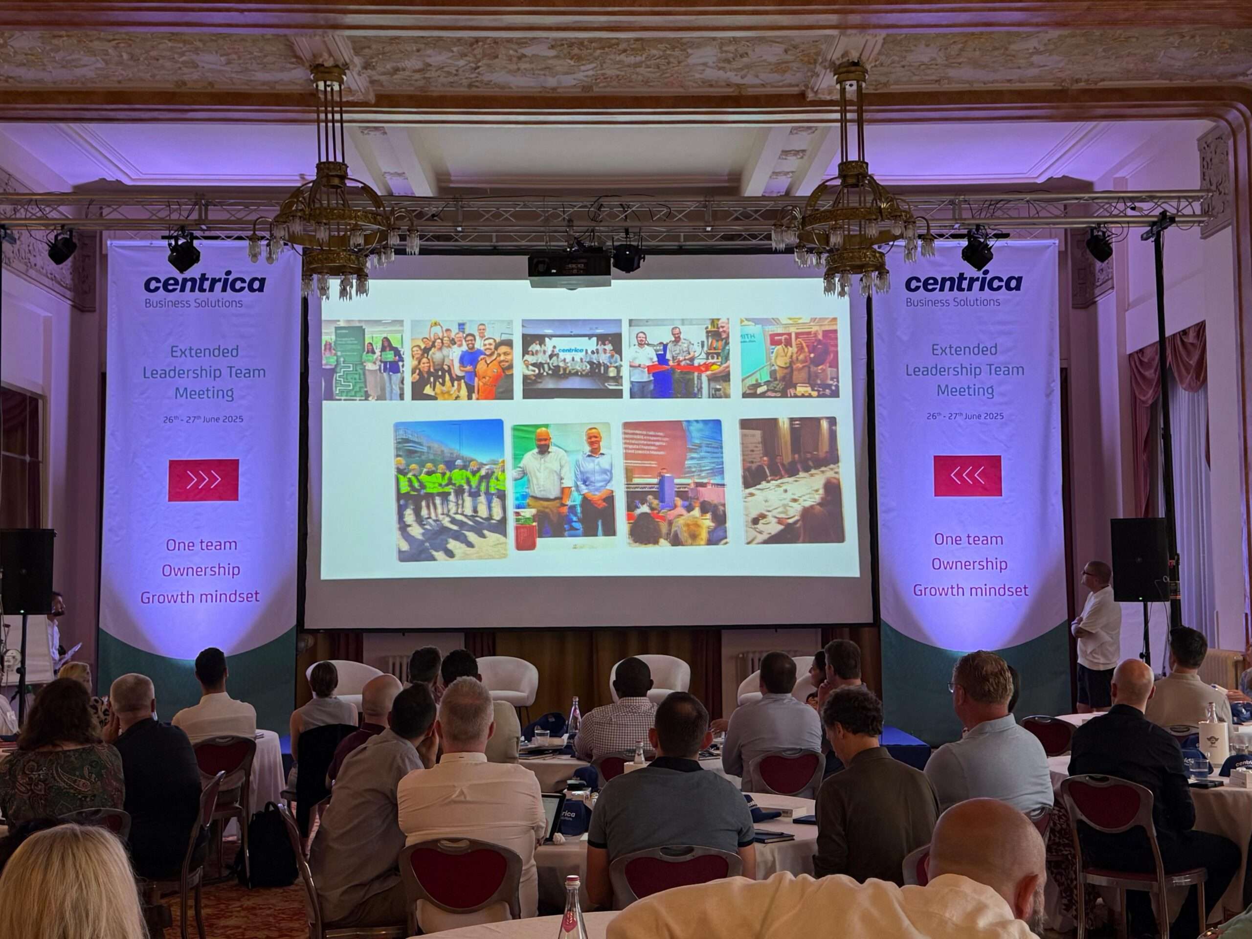 Service audio video e luci per meeting Centrica Business Solutions al Palace Hotel di Varese